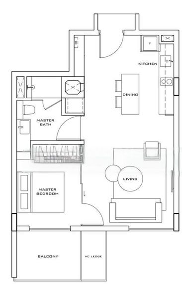 1 Bed Apartment (Condo) for Rent in  Bliss @ Kovan - Image 8